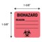 Nevs Label, Biohazard REASON - Write on label 1-5/8" x 1-5/8" MLP-0007 - alternate 2